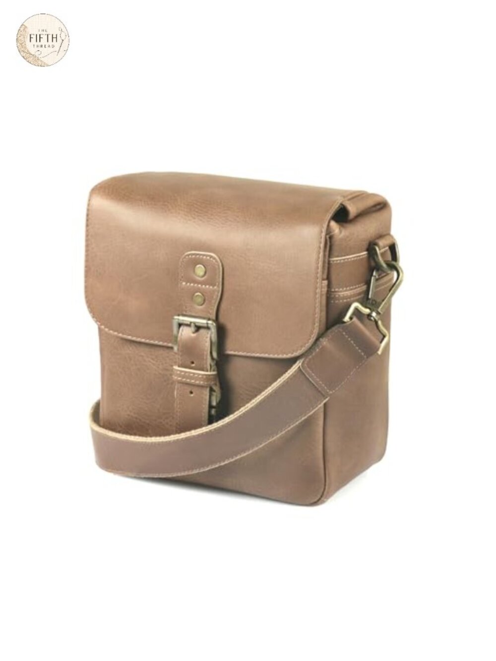 Genuine Leather Camera Messenger Bag for DSLR & Mirrorless Cameras